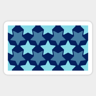 Blue stars Sticker